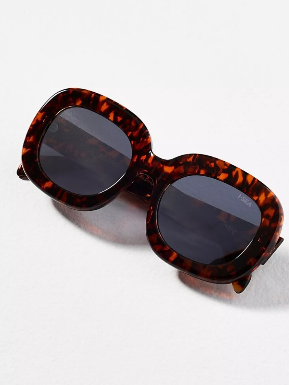 Anthropologie Tortoiseshell Square Sunglasses, Brown, NWOT